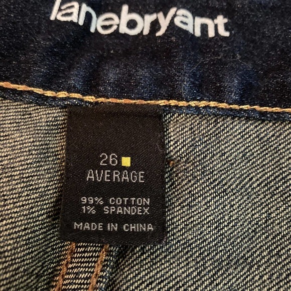 Lane Bryant Jeans Womens Sz 26 Blue Denim Distinctly Boot Cut‎ Stretch Average - Picture 7 of 11
